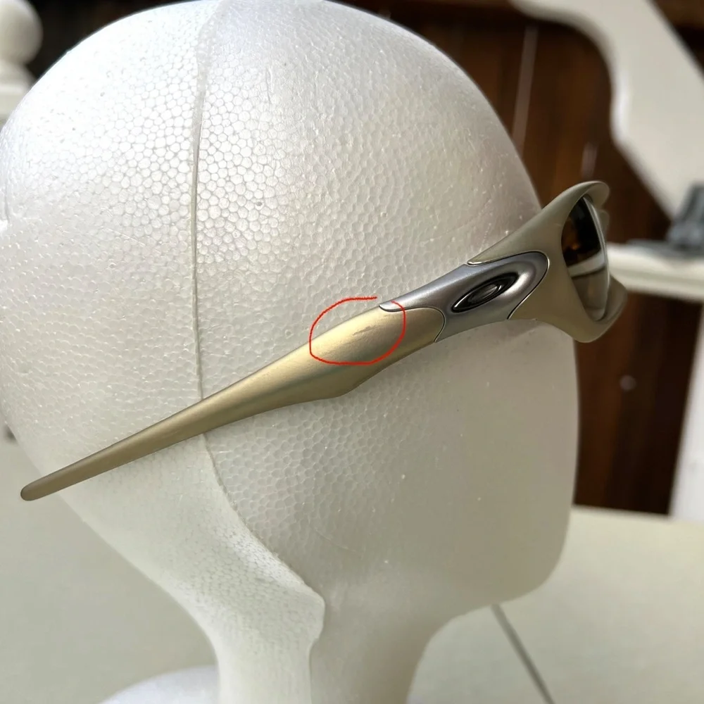 Vintage Oakley Gold Glasses Polarized Sunglasses Made in USA